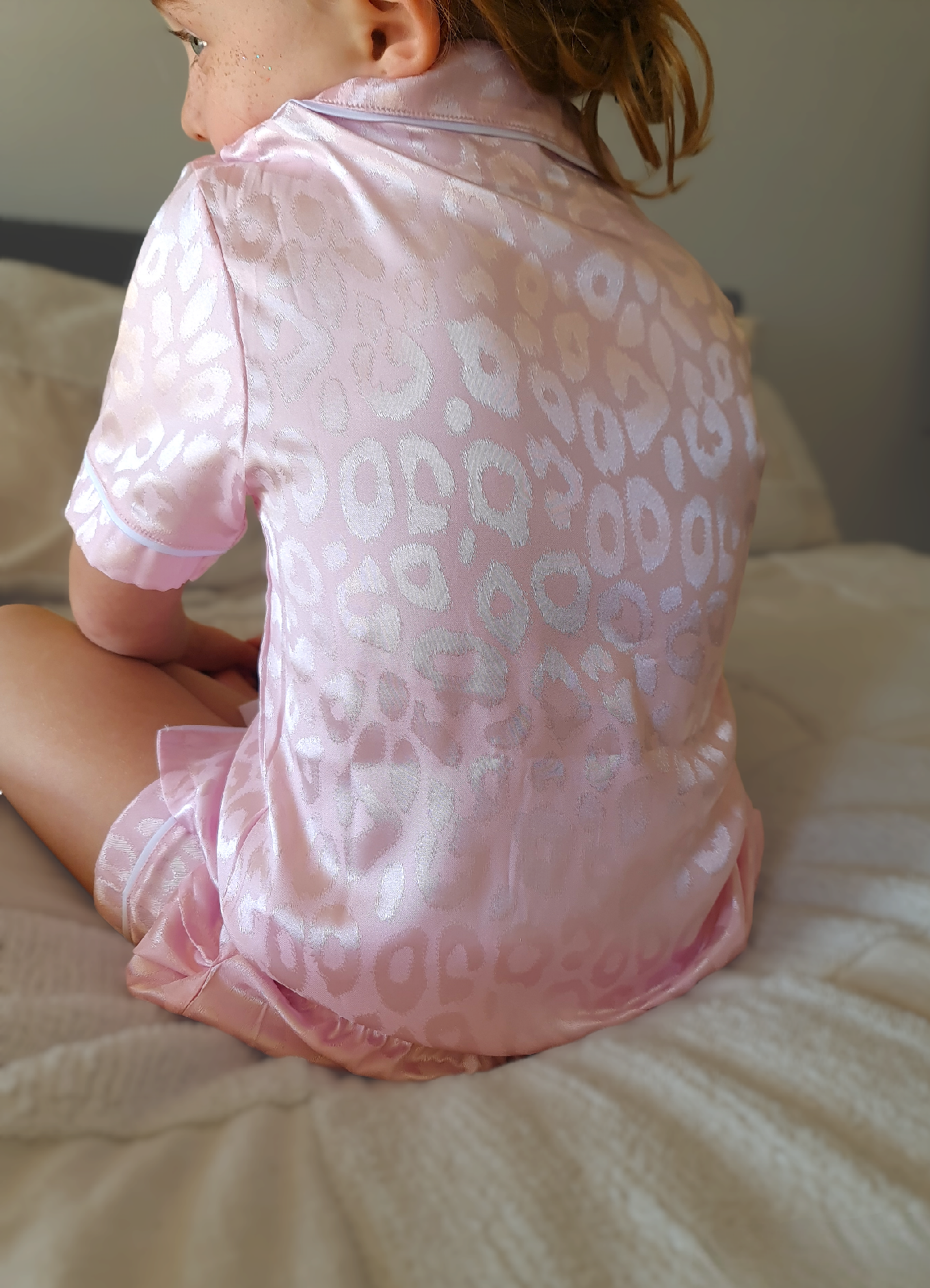 Children's Pink Leopard Set