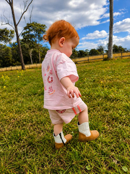 Cowgirls Oversized Tee and Short Set