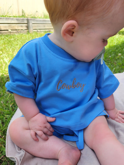 Cowboys Oversized Tee and Short Set