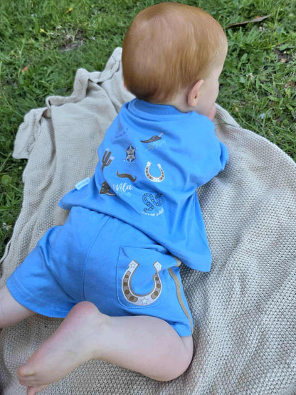 PRE ORDER- Cowboys Oversized Tee and Short Set Skylar Lane