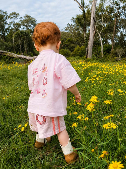 Cowgirls Oversized Tee and Short Set