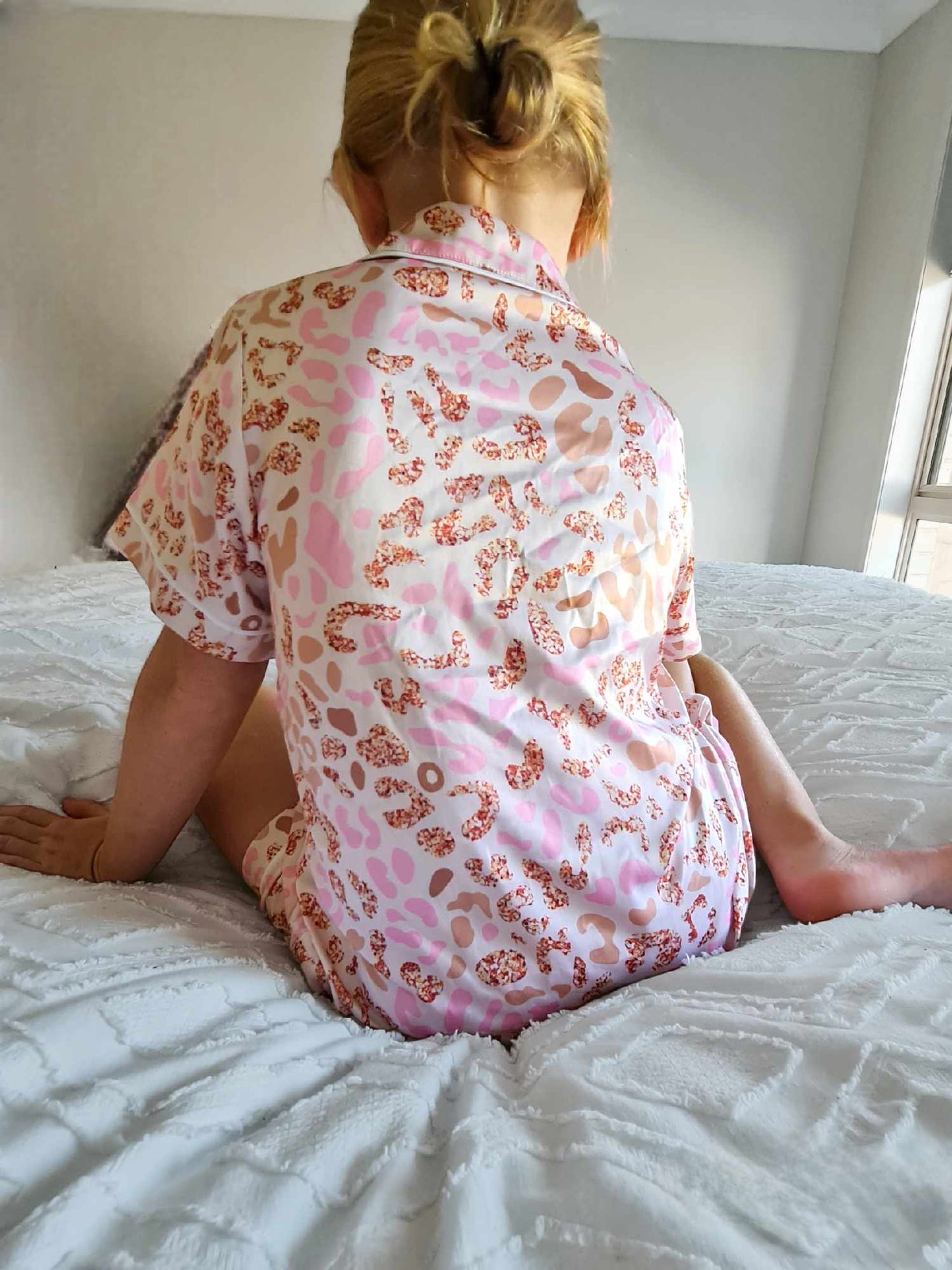 Children's Gold Leopard Print Set