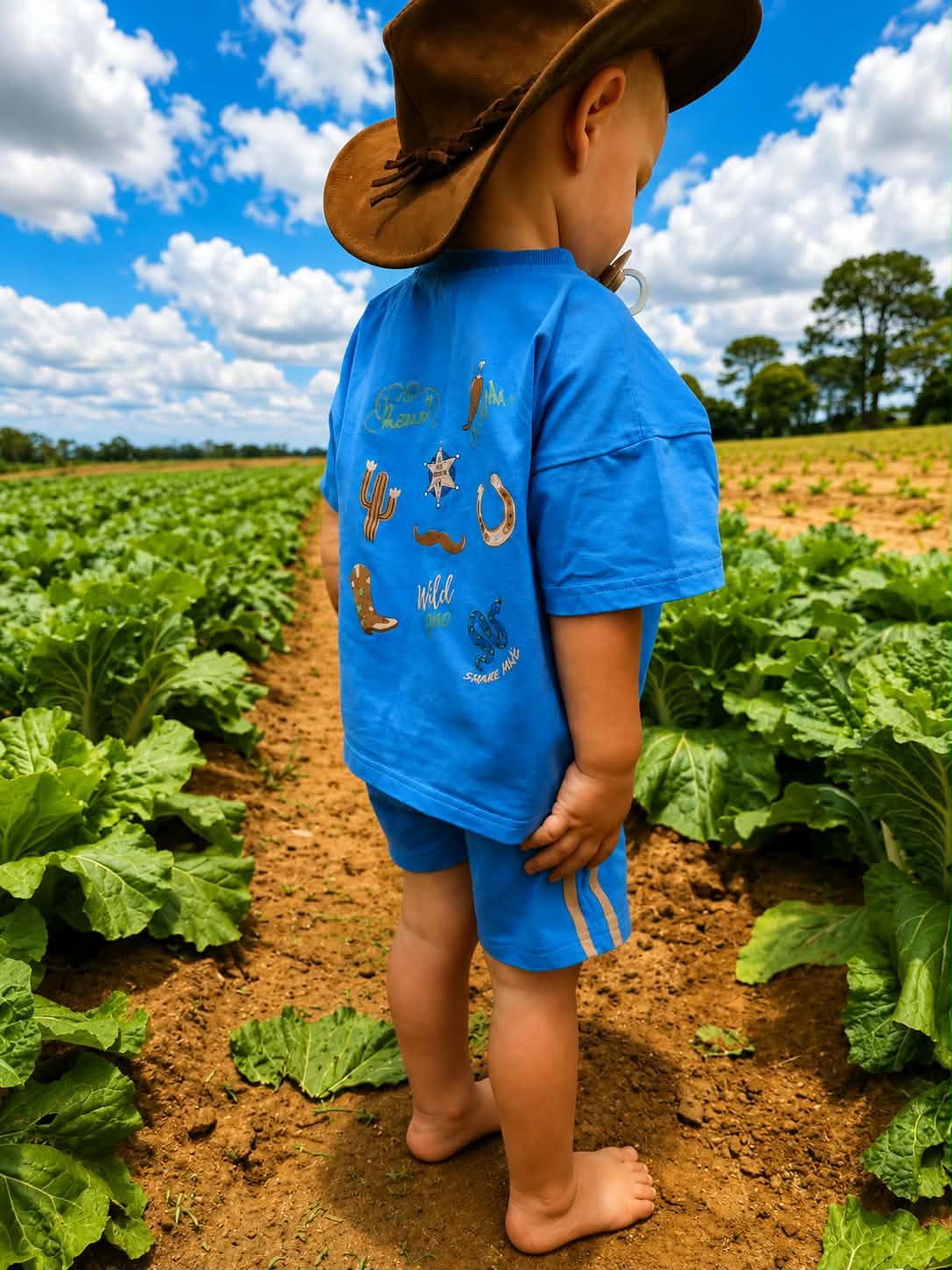 Cowboys Oversized Tee and Short Set