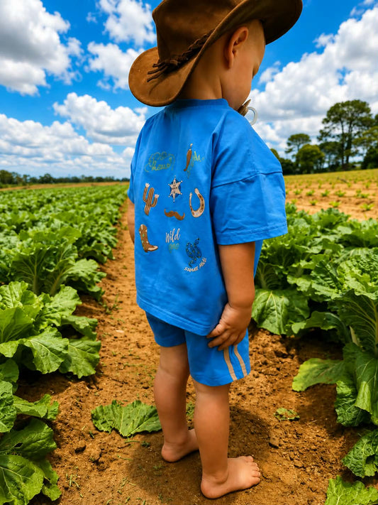 Cowboys Oversized Tee and Short Set