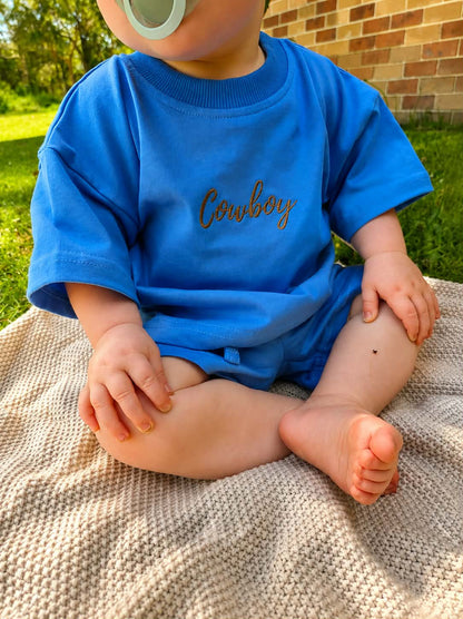 Cowboys Oversized Tee and Short Set