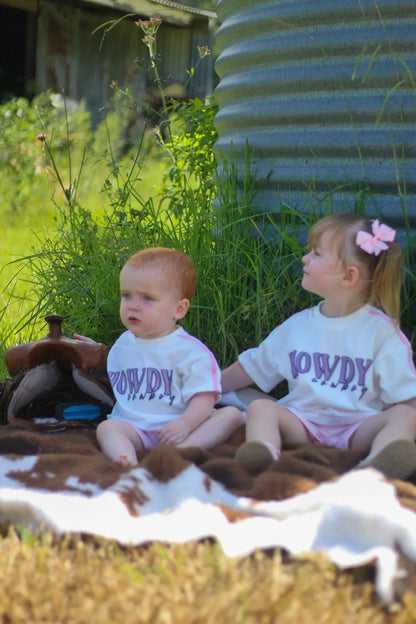 Howdy Cowboy Oversized Girls Tee SkylarLane