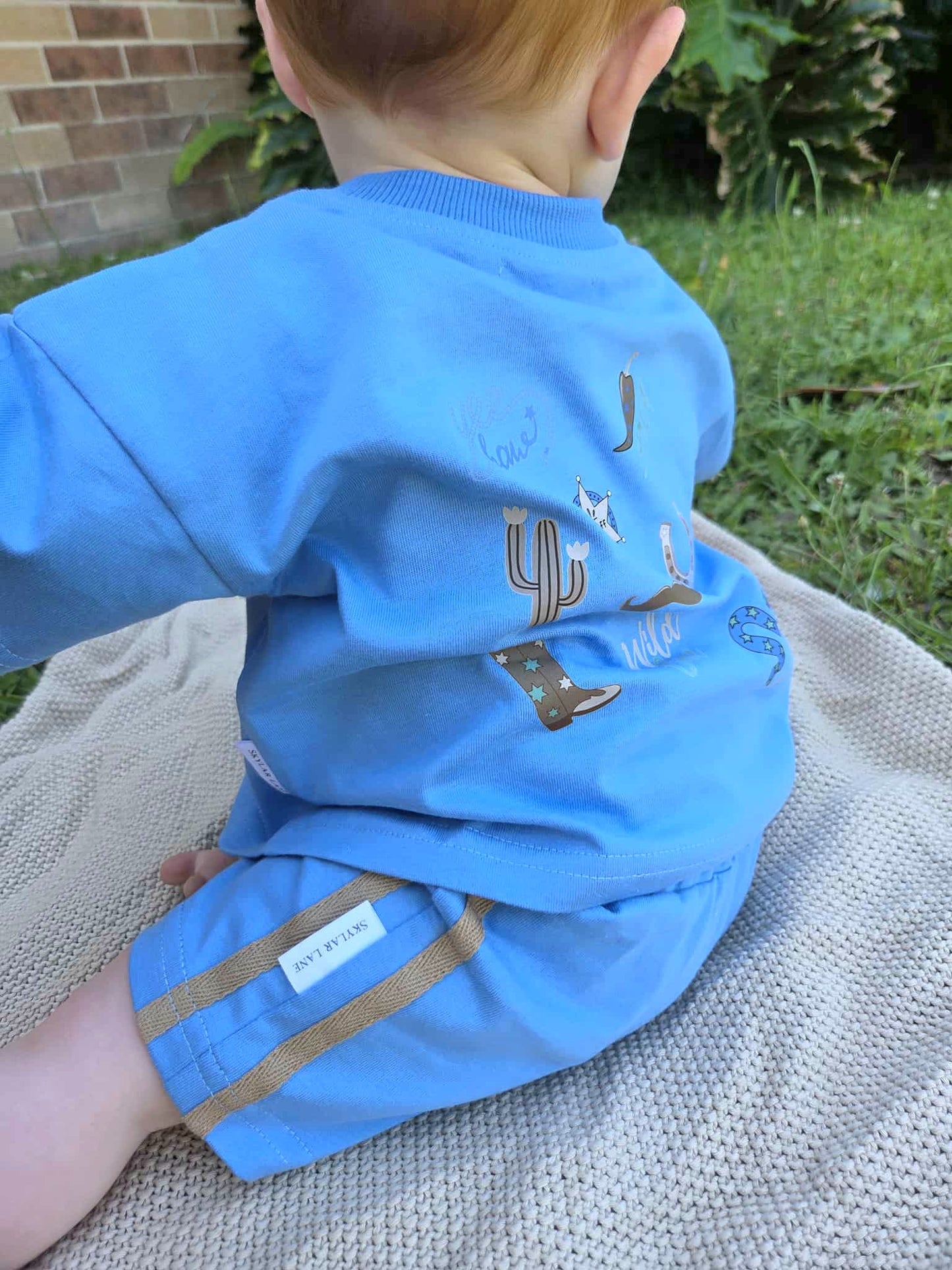 Cowboys Oversized Tee and Short Set