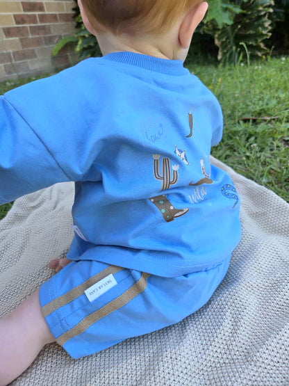 Cowboys Oversized Tee and Short Set