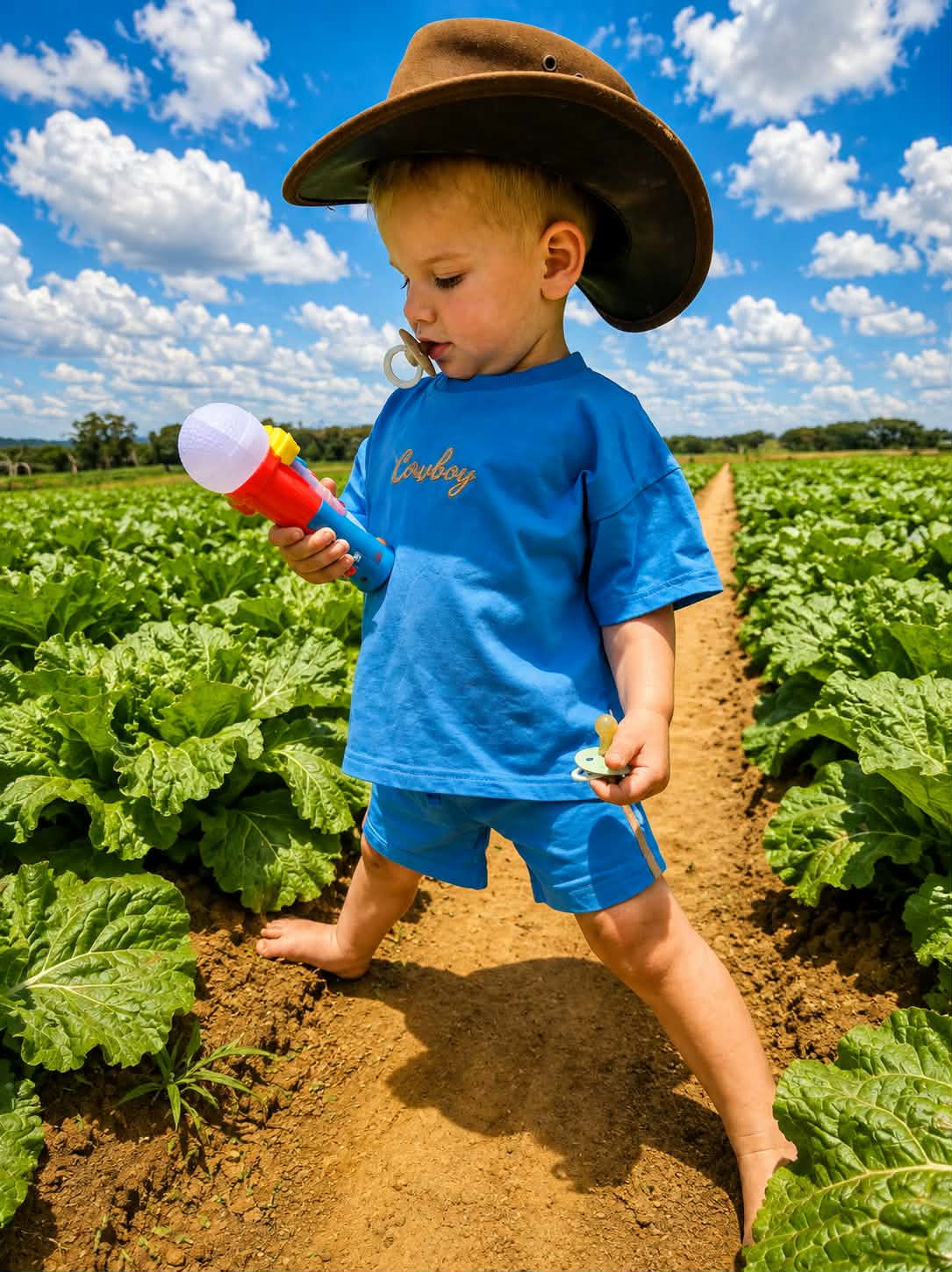 Cowboys Oversized Tee and Short Set