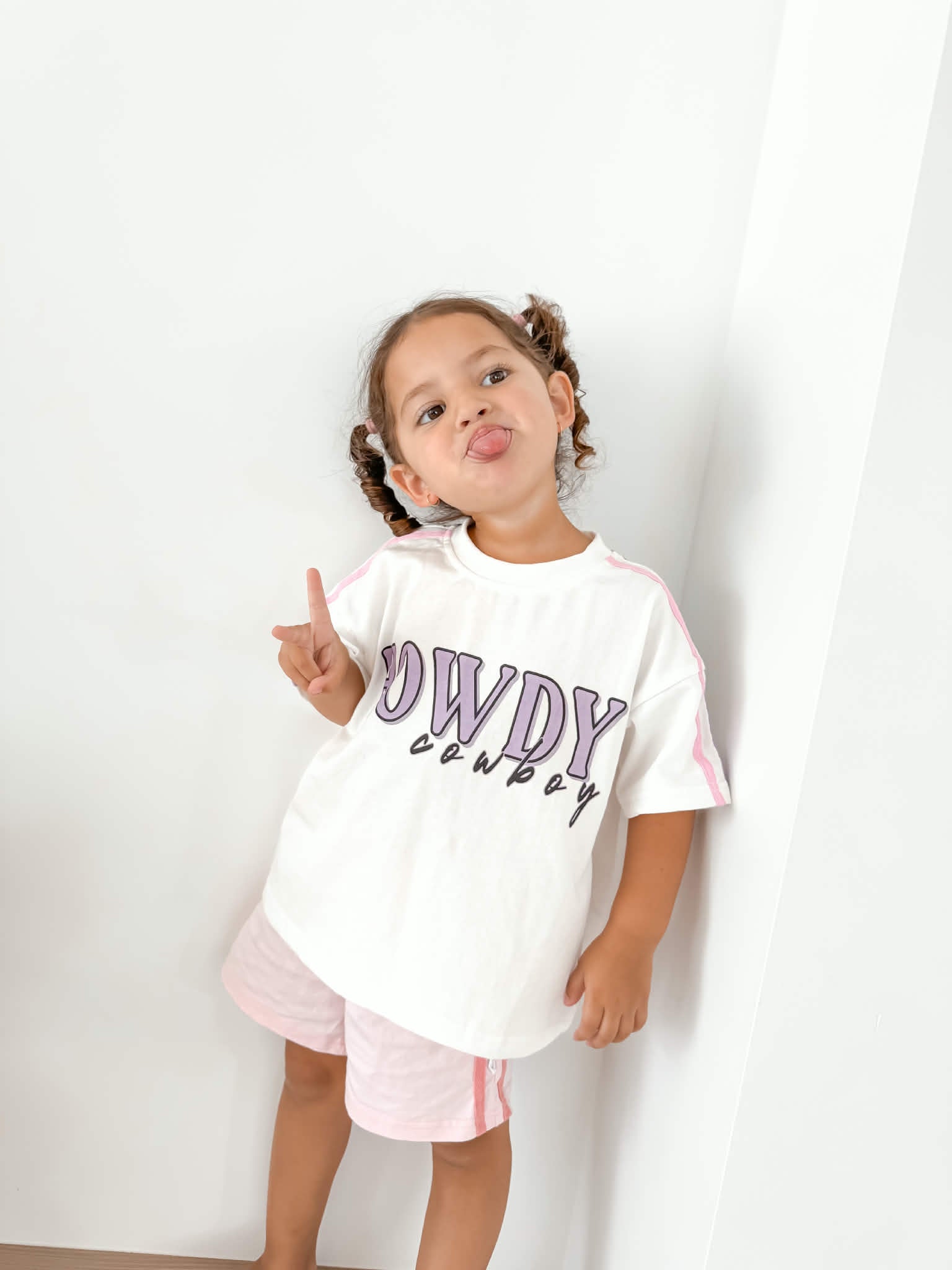 Howdy Cowboy Oversized Girls Tee