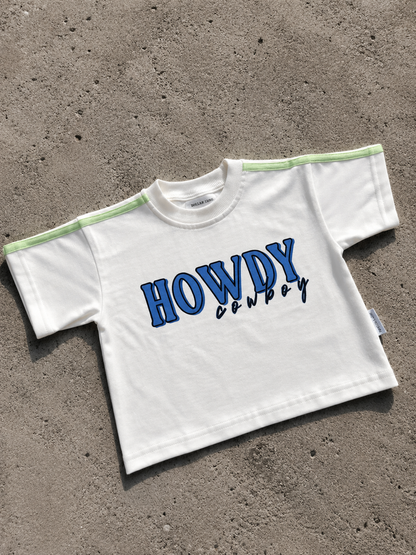 Howdy Cowboy Oversized Boys Tee
