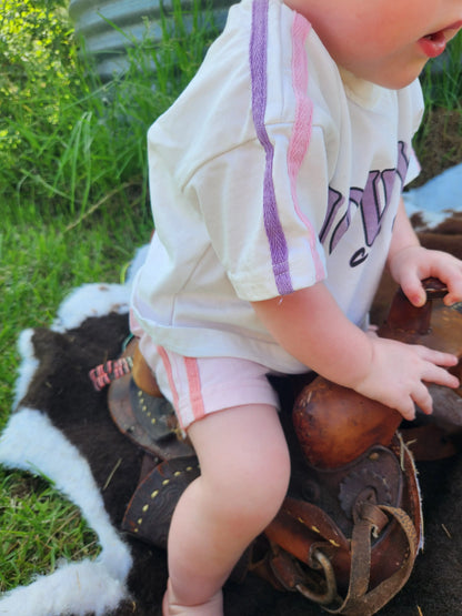 Howdy Cowboy Oversized Girls Tee SkylarLane